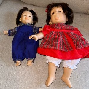 GIGO Gi-Go 11” Toys My Pals Bean Bag Kids Vinyl Baby Dolls 8" Expressions